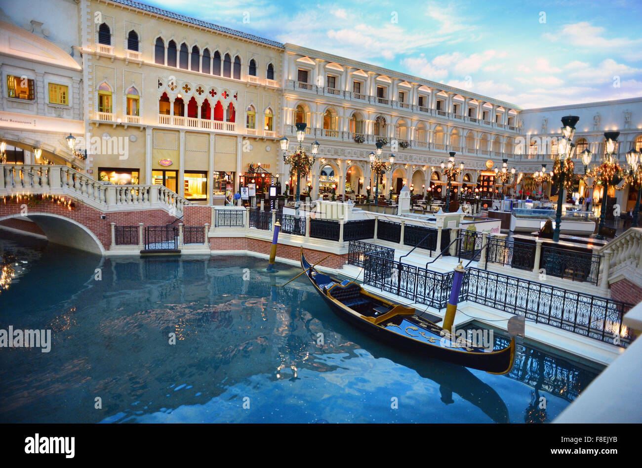 The Venetian Resort Hotel & Casino, Grand Canal shops Las vegas Stock ...