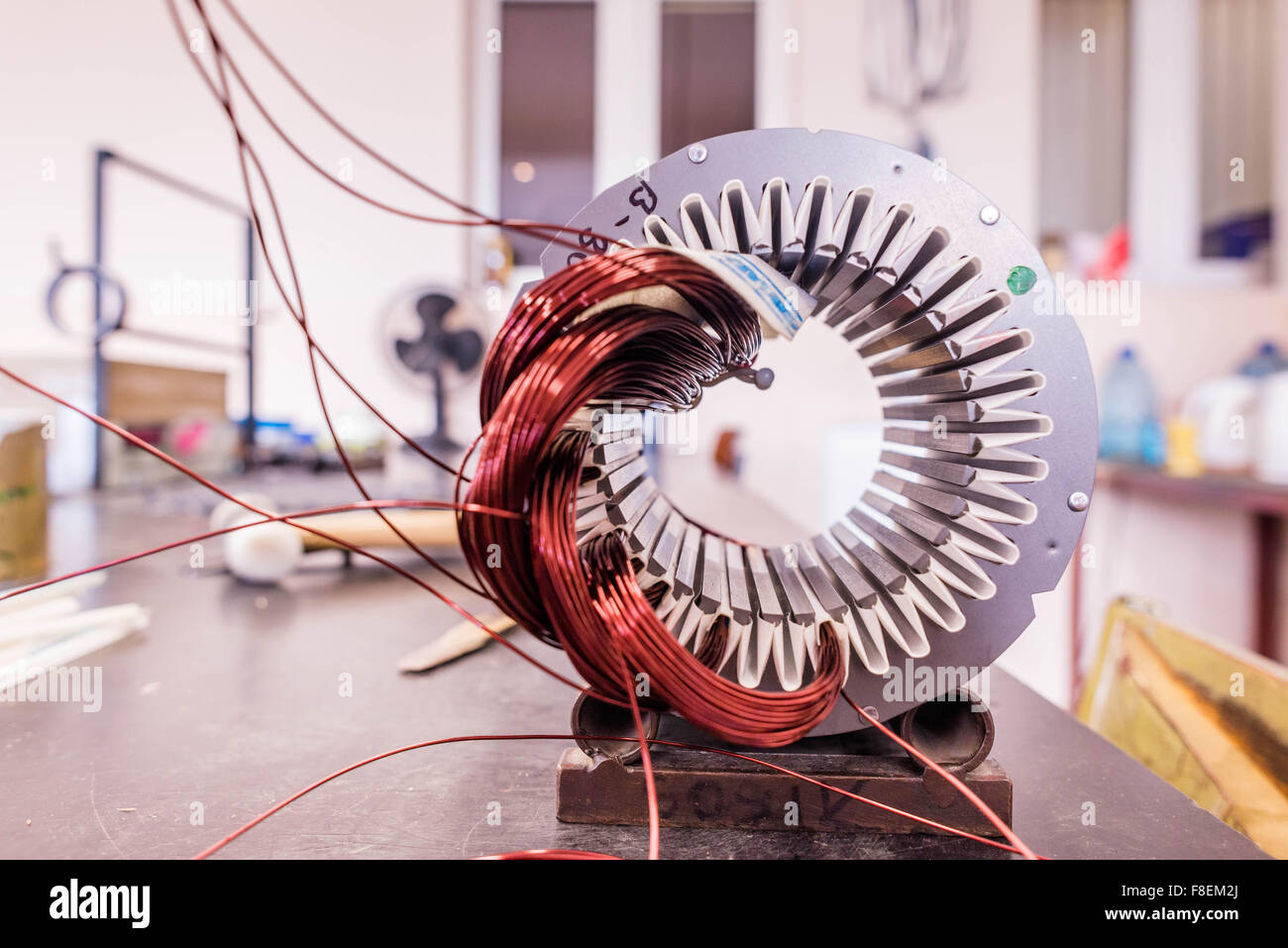 electric motor copper Stock Photo Alamy