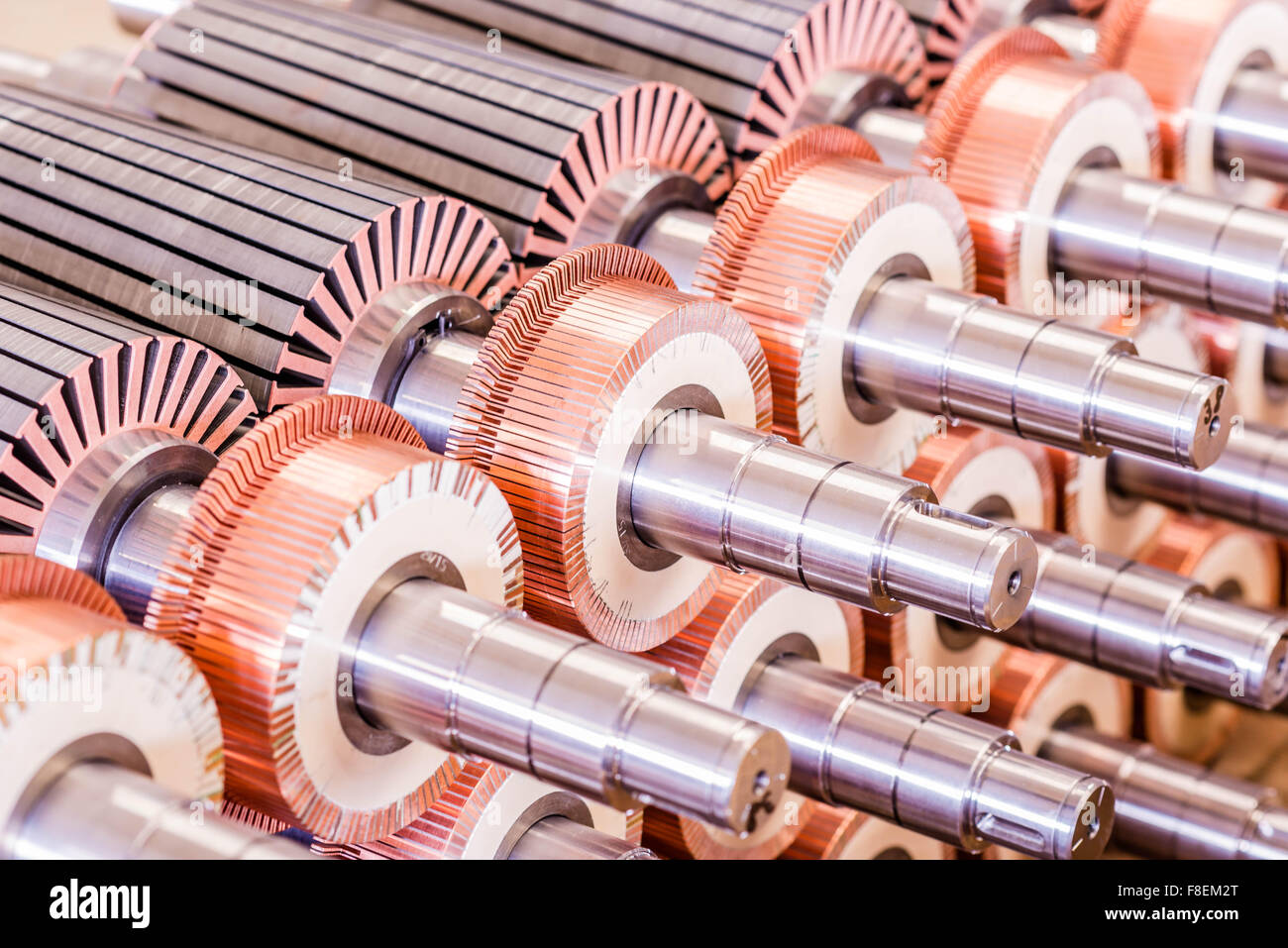 electric motor rotors Stock Photo Alamy