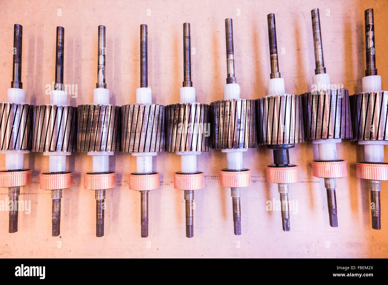 electric motor rotors Stock Photo Alamy