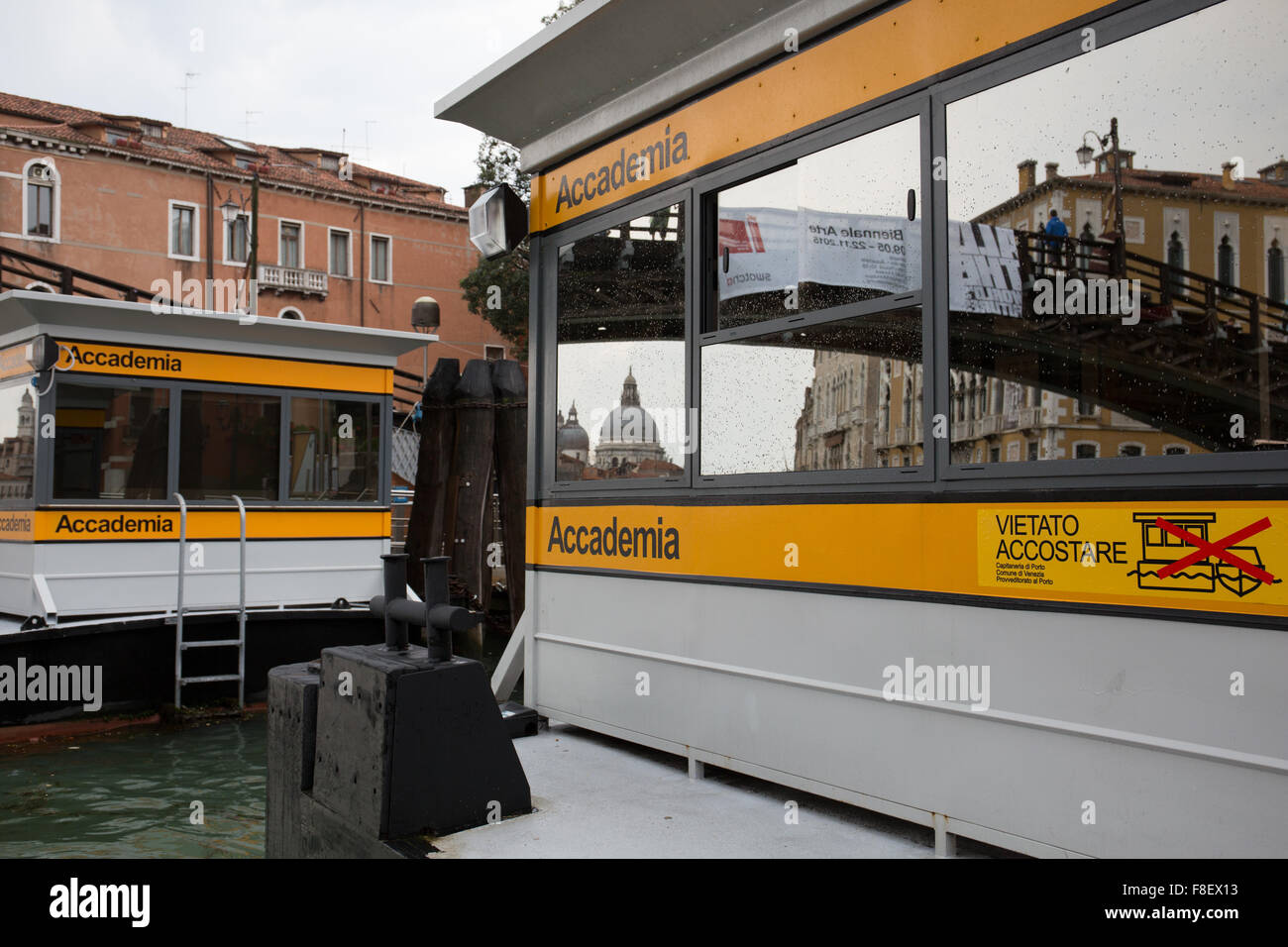 Vaporetto stop at Accademia, Venice Italy Stock Photo Alamy