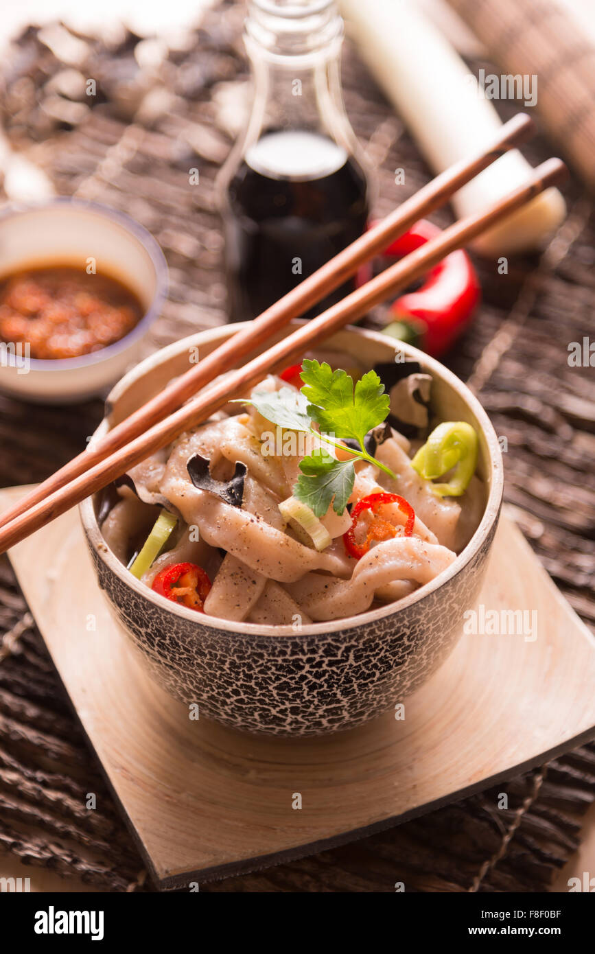 Noodle Udon Stock Photo