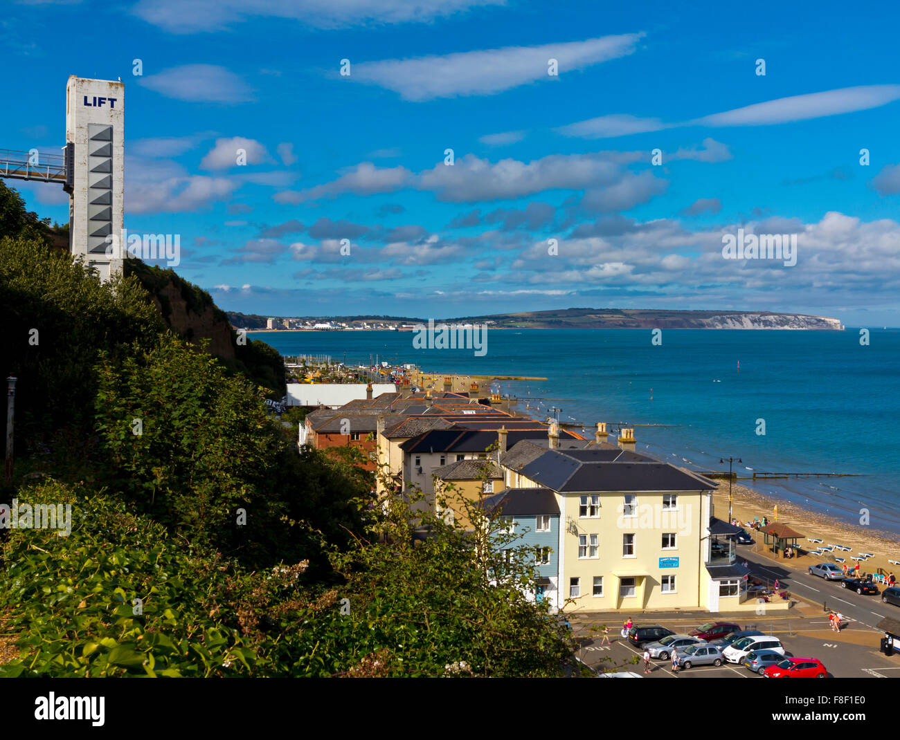 The Beach Lift at Shanklin on the south east coast of the Isle of Wight England UK which