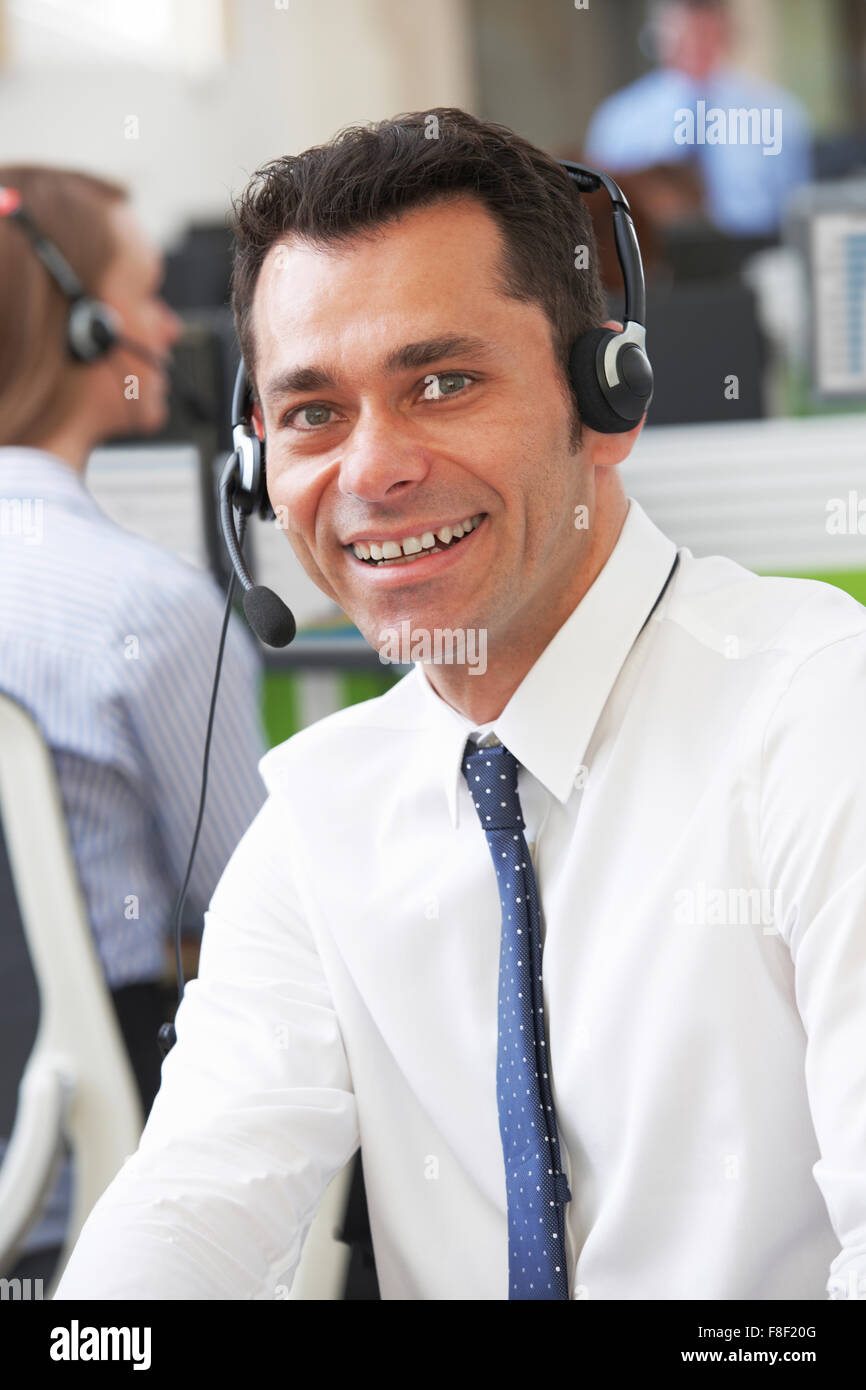 Busy call centre hires stock photography and images Alamy