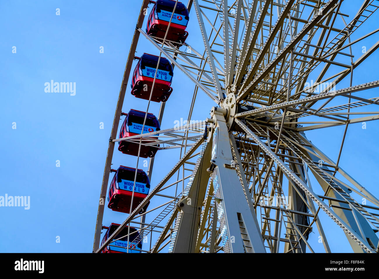 The 'big wheel' in Edinburgh's East Princes Street Gardens is a major