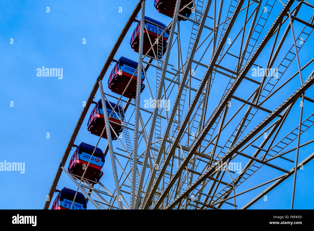 The 'big wheel' in Edinburgh's East Princes Street Gardens is a major