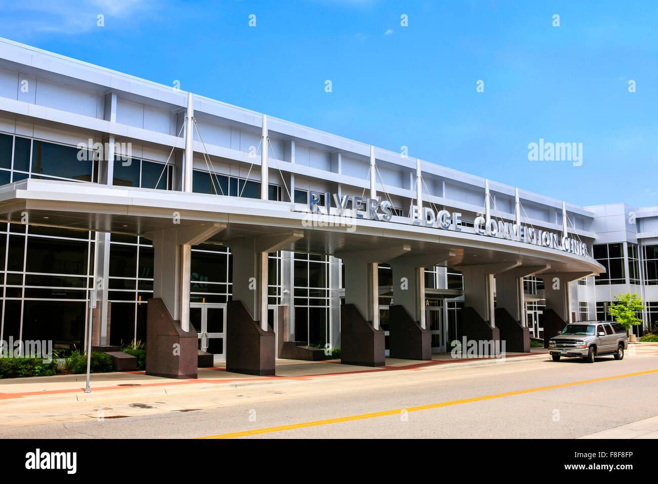 The Rivers Edge Convention Center in downtown St. Cloud Minnesota Stock Photo