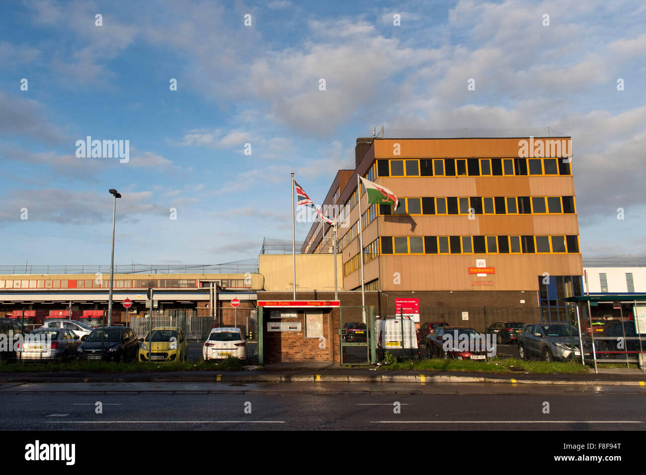 The Royal Mail sorting delivery office of Penarth Road, Cardiff, South