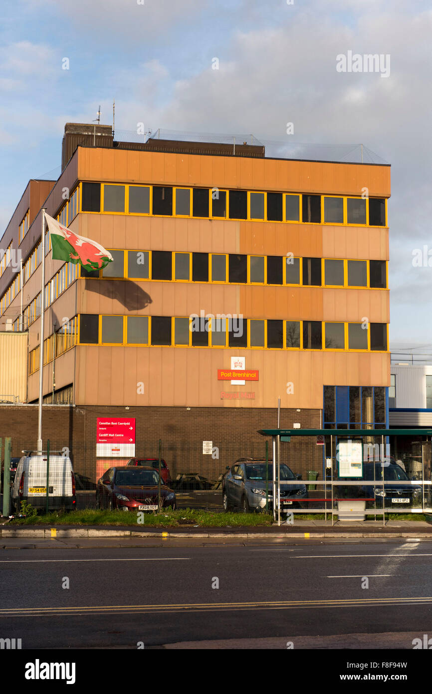The Royal Mail sorting delivery office of Penarth Road, Cardiff, South