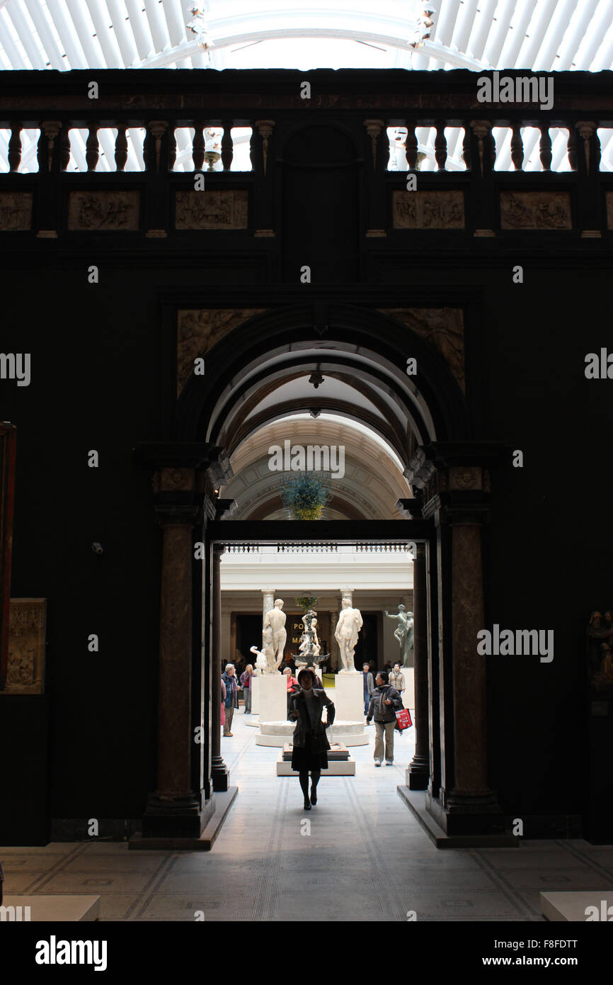 Archway in victoria and albert museum Stock Photo