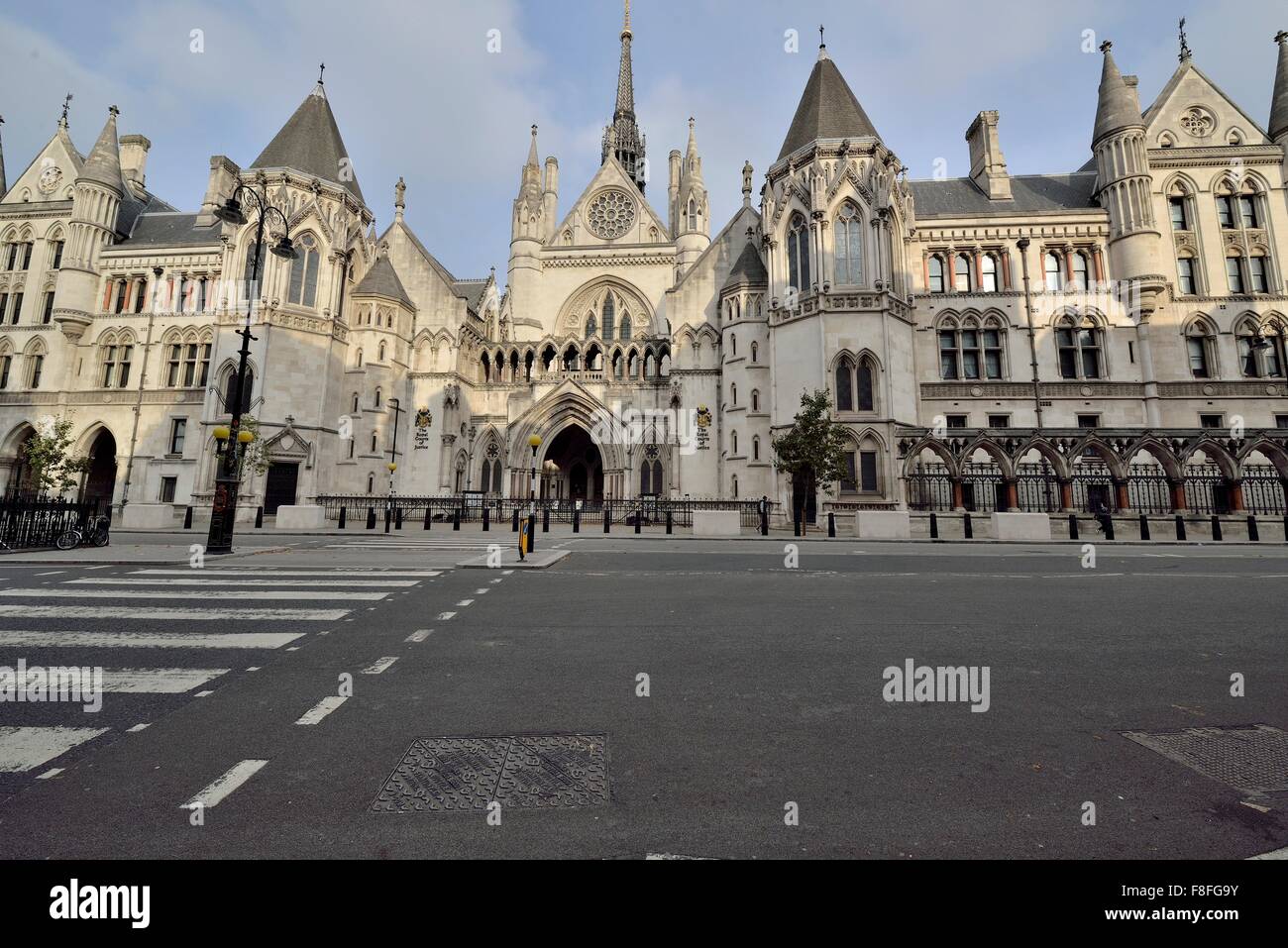 Royal Courts of Justice. Strand, London, England, UK Stock Photo