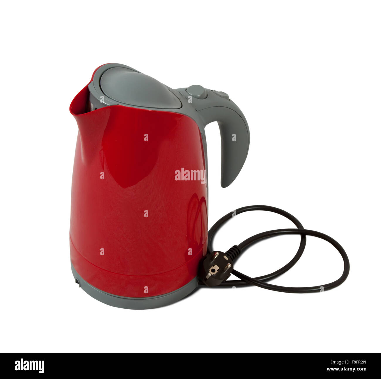 Red and black electrical tea kettle Stock Photo by ©mr_Brightside 2821203