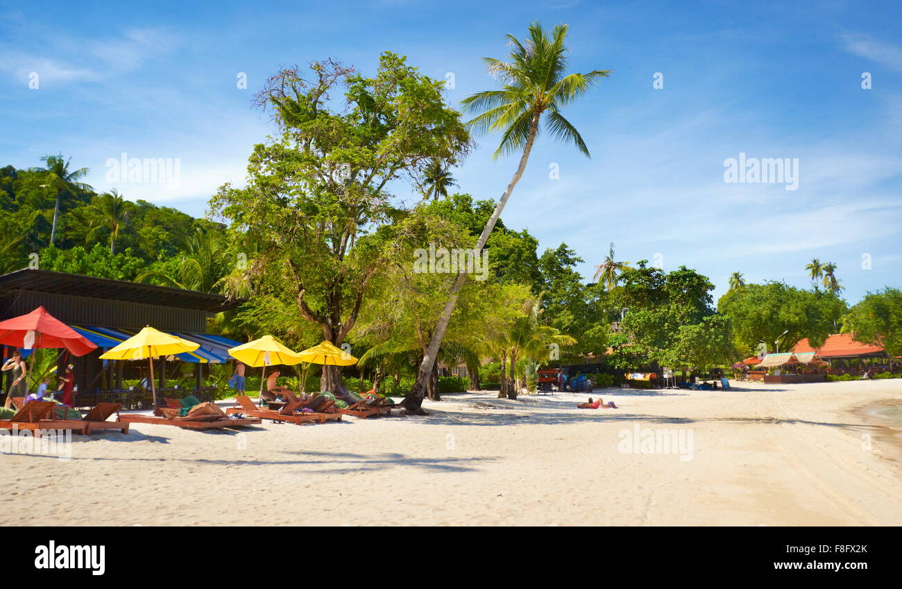 Thailand - Phi Phi Island, Phang Nga Bay, seashore scenery Stock Photo