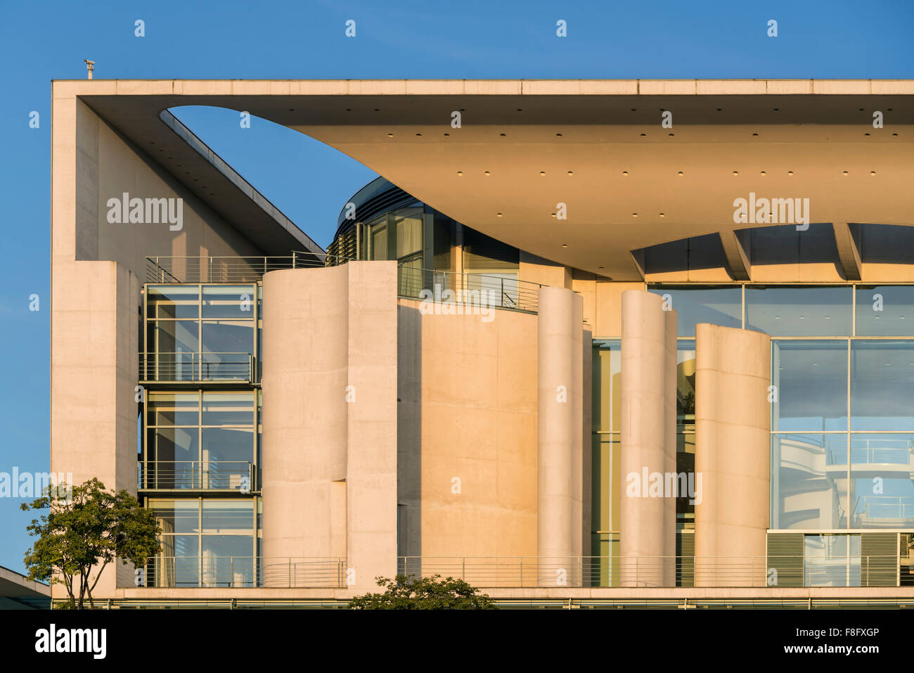 german federal chancellery,detail,  Bundeskanzleramt, Stock Photo