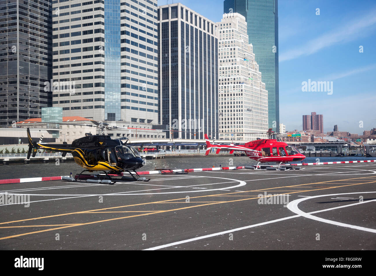 New York Helicopter flights from Downtown Manhattan Heliport, New York