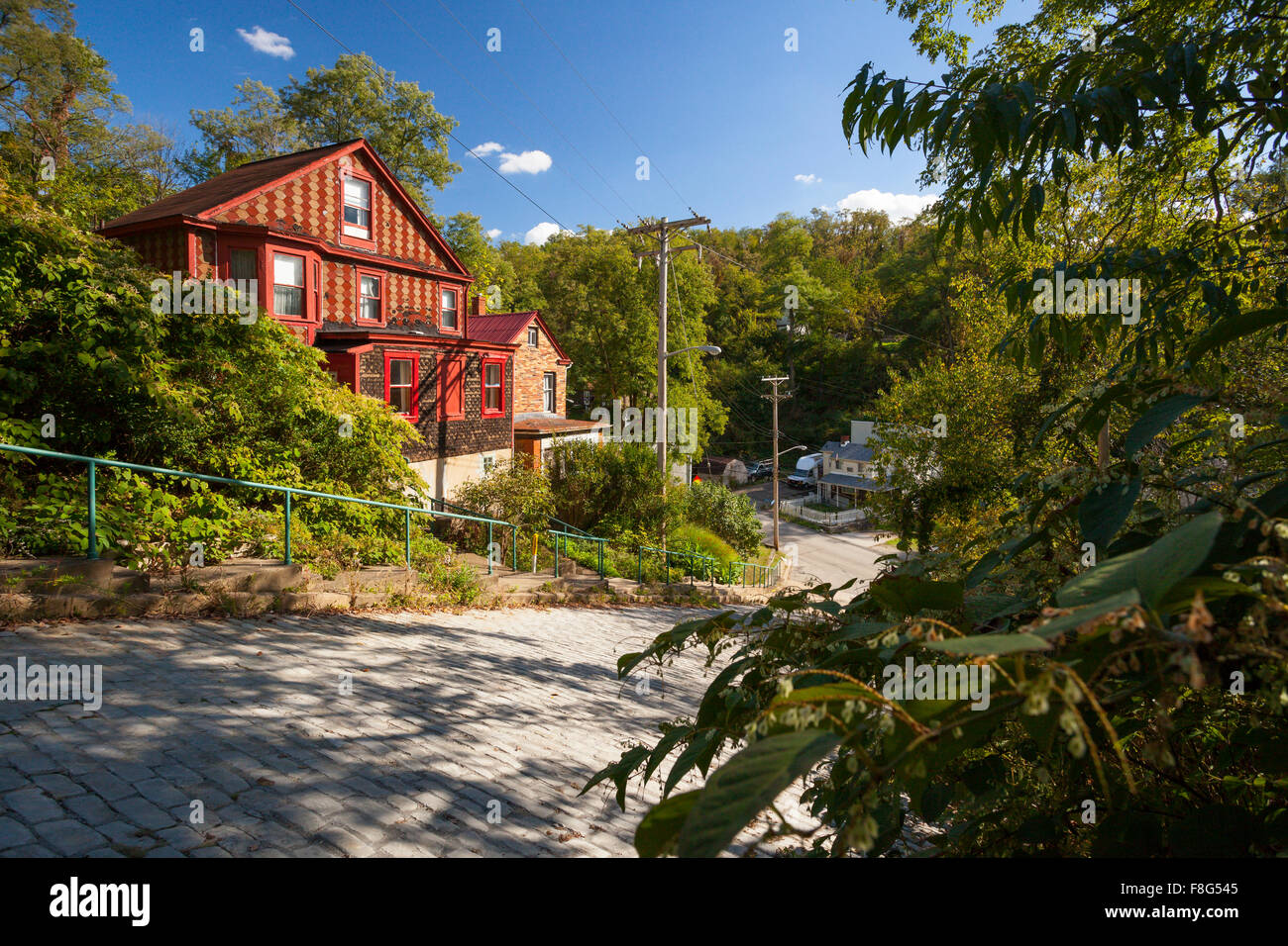 Canton Avenue seen from the top in the Beechview Neighbourhood of