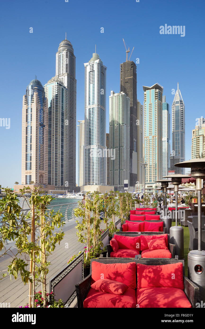 Dubai - Marina, United Arab Emirates Stock Photo