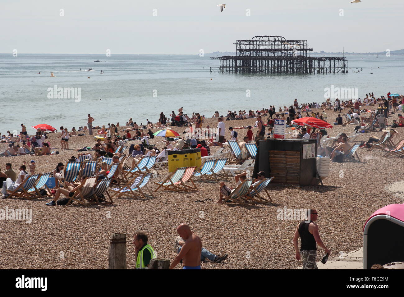 Brighton west pier burnt down hires stock photography and images Alamy