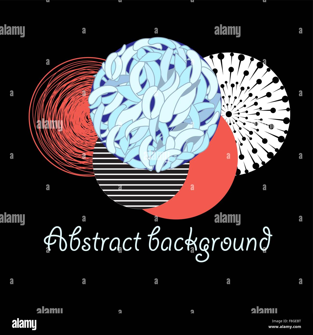 Beautiful vector illustration of colorful abstract background Stock ...