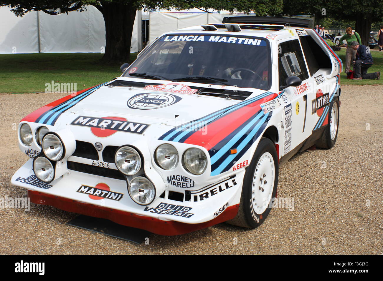 Lancia Delta S4 at the Concours of Elegance held at Hampton Court Palace, UK Stock Photo