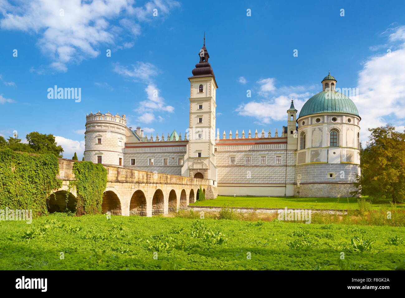 Krasiczyn Castle, Bieszczady region, Poland Stock Photo