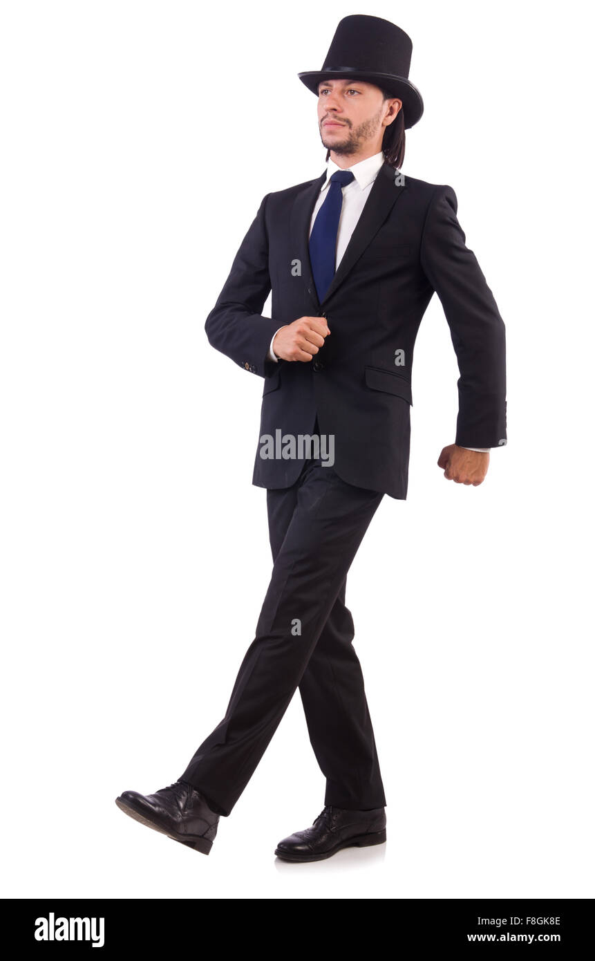 Young businessman isolated on the white background Stock Photo - Alamy