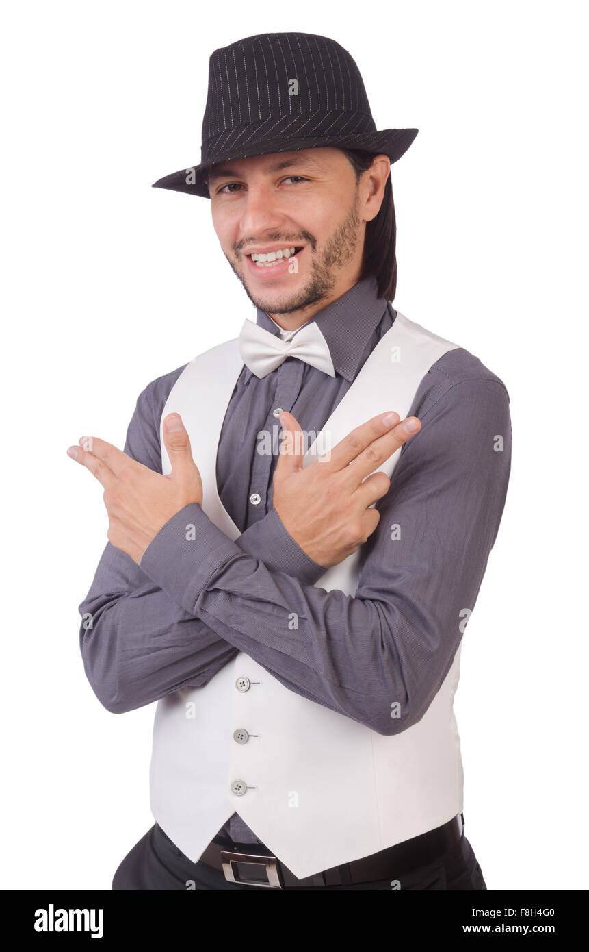Black man in grey suit and top hat hi-res stock photography and images ...