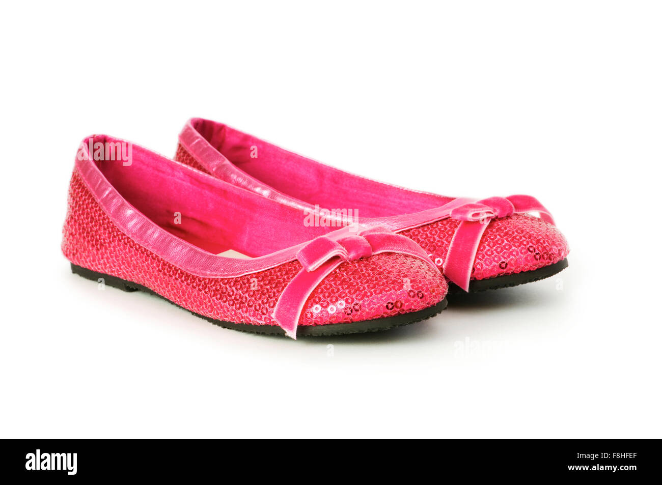 Woman shoes isolated on the white background Stock Photo - Alamy