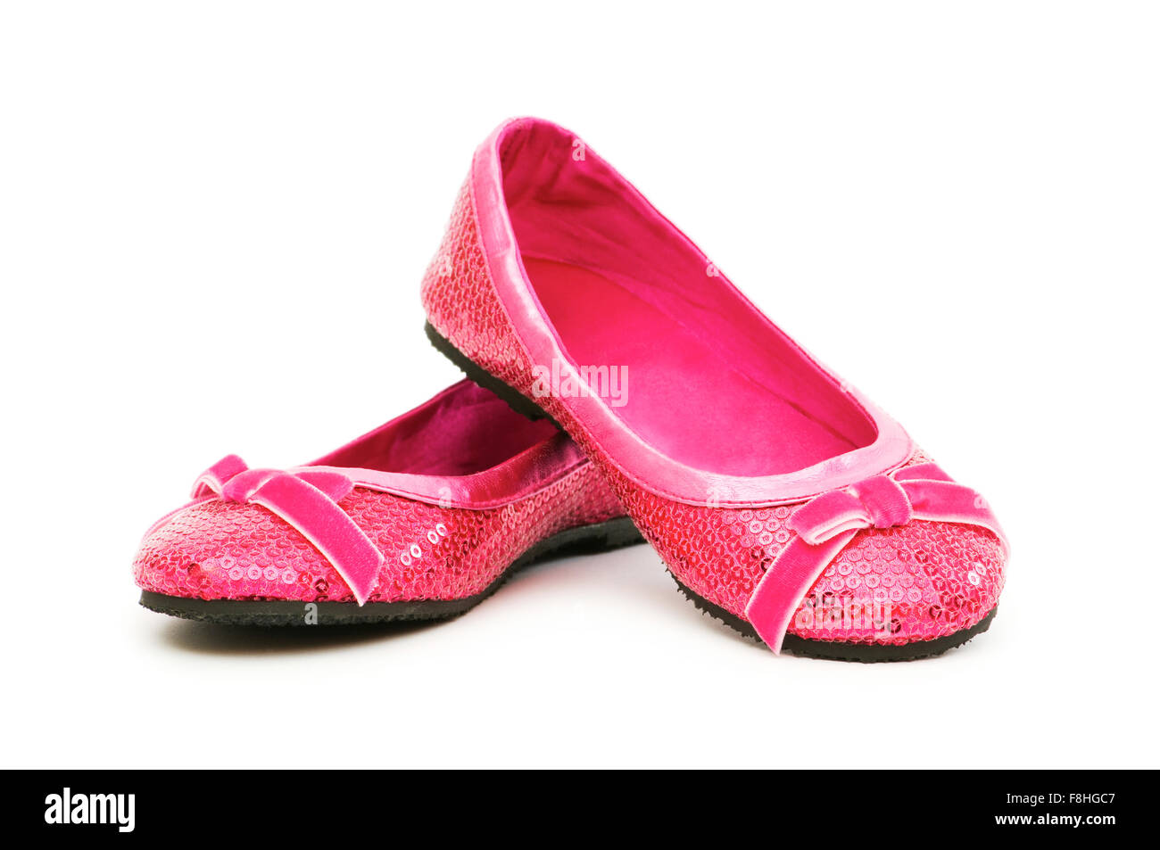 Woman shoes isolated on the white background Stock Photo - Alamy
