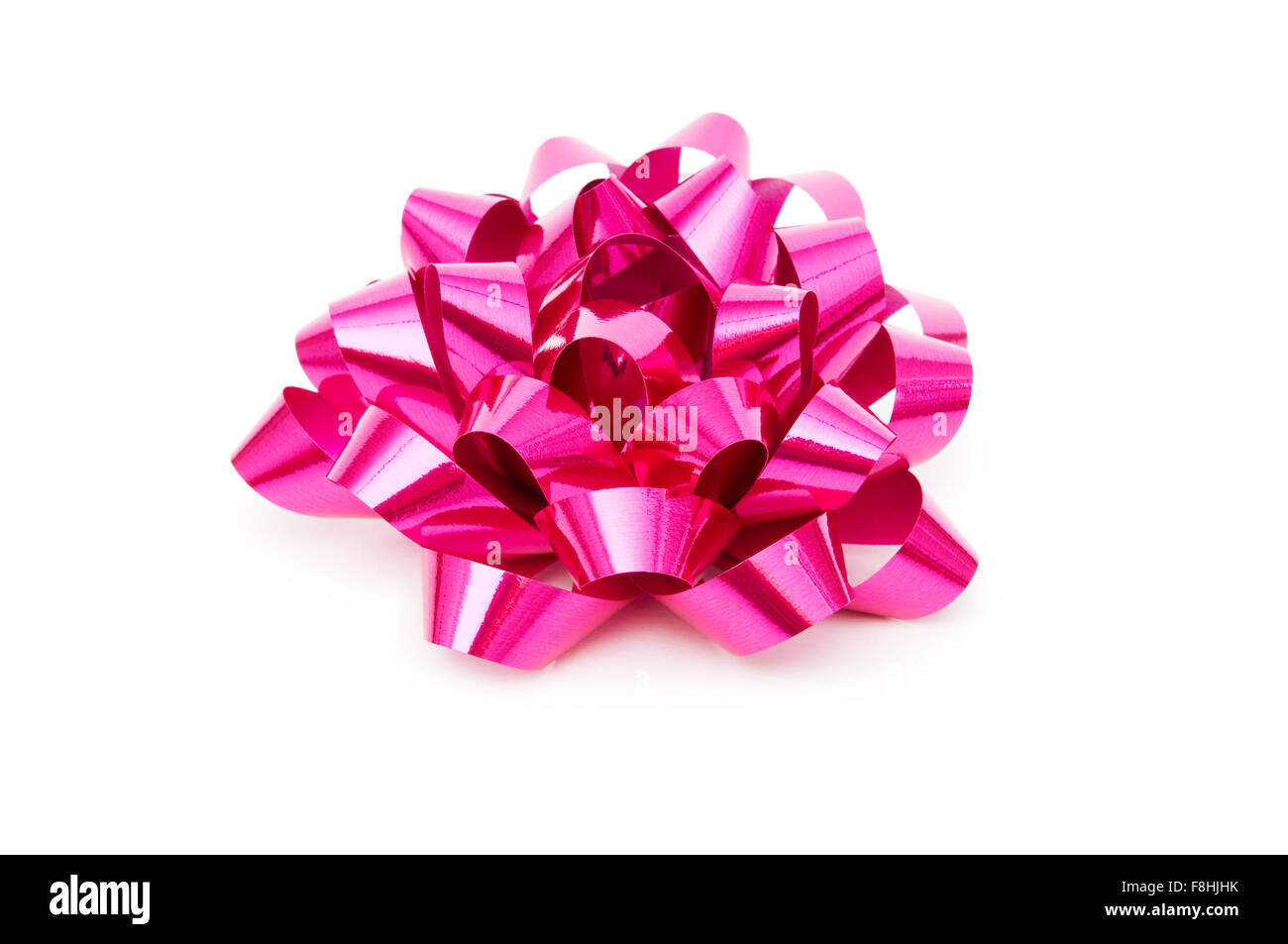 Ribbon bow isolated on the white background Stock Photo - Alamy