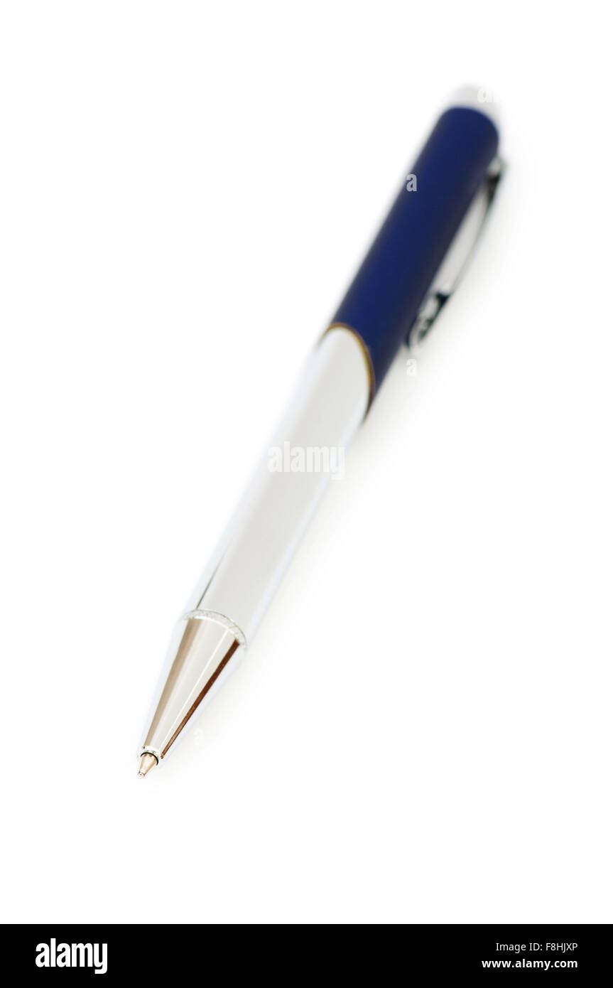 Writing pen isolated on the white background Stock Photo - Alamy