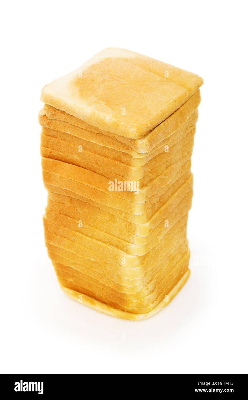 Sliced bread isolated on the white background Stock Photo - Alamy