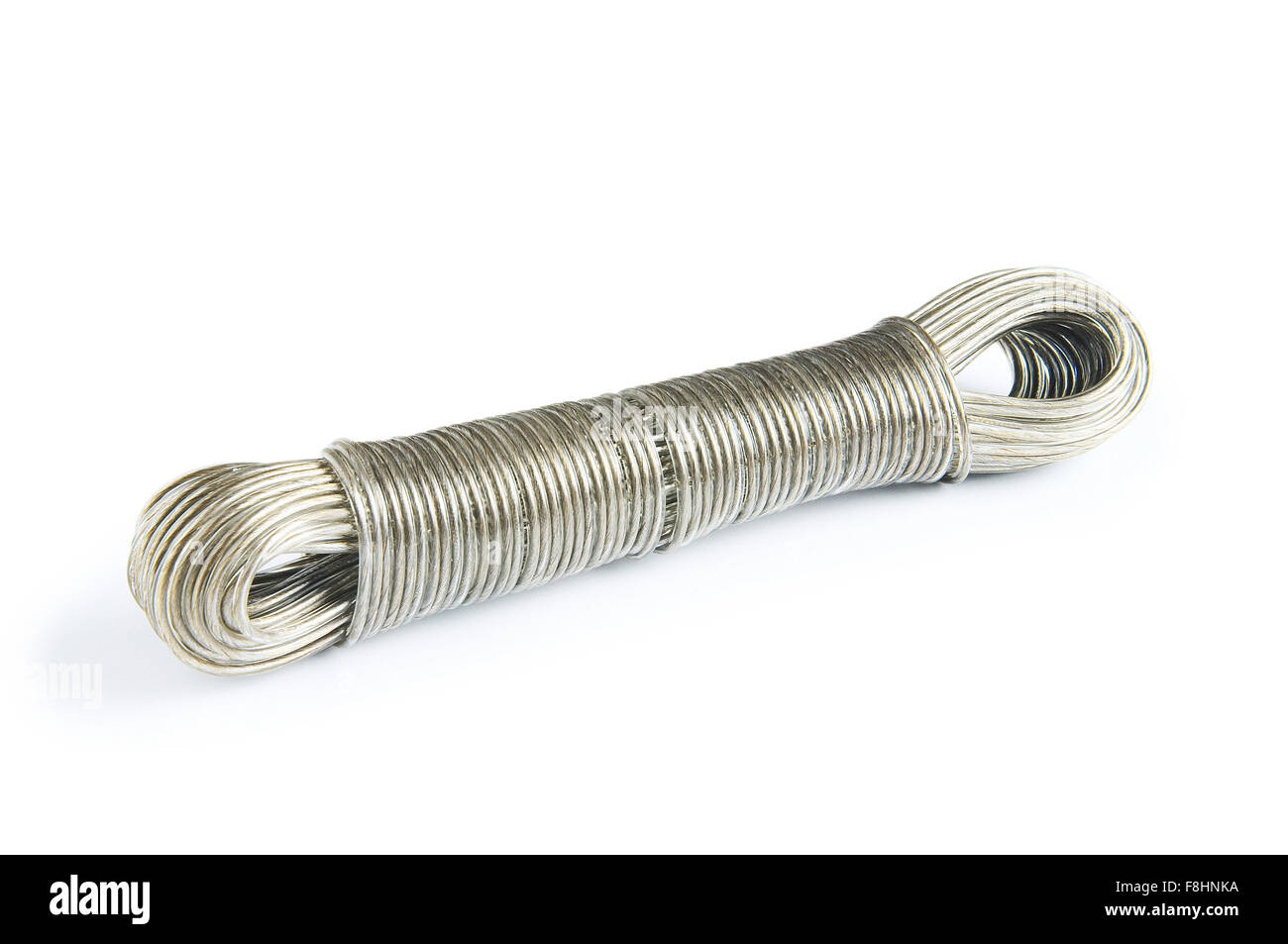 Plastic rope isolated on the white background Stock Photo - Alamy