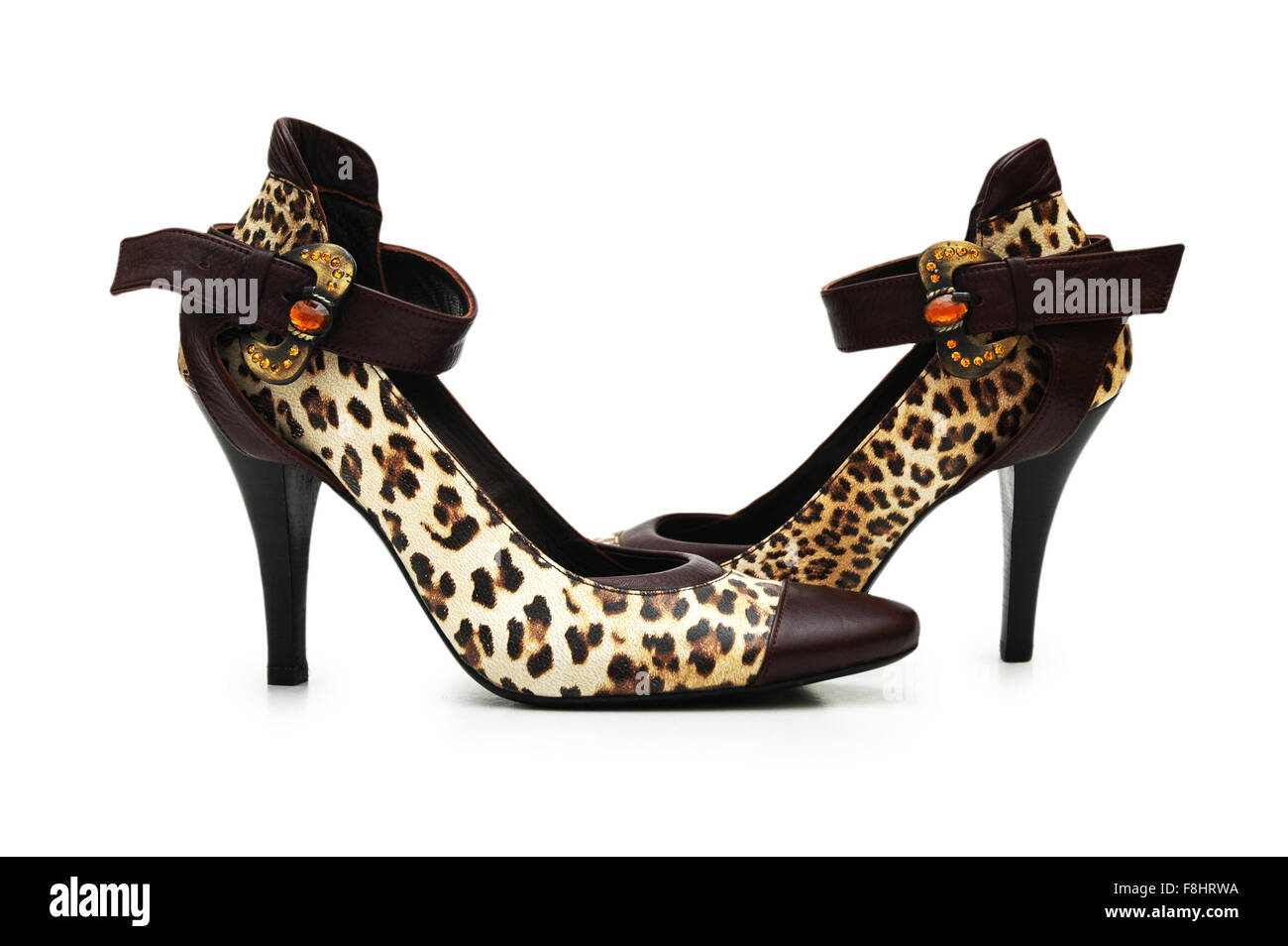 Woman shoes isolated on the white background Stock Photo - Alamy
