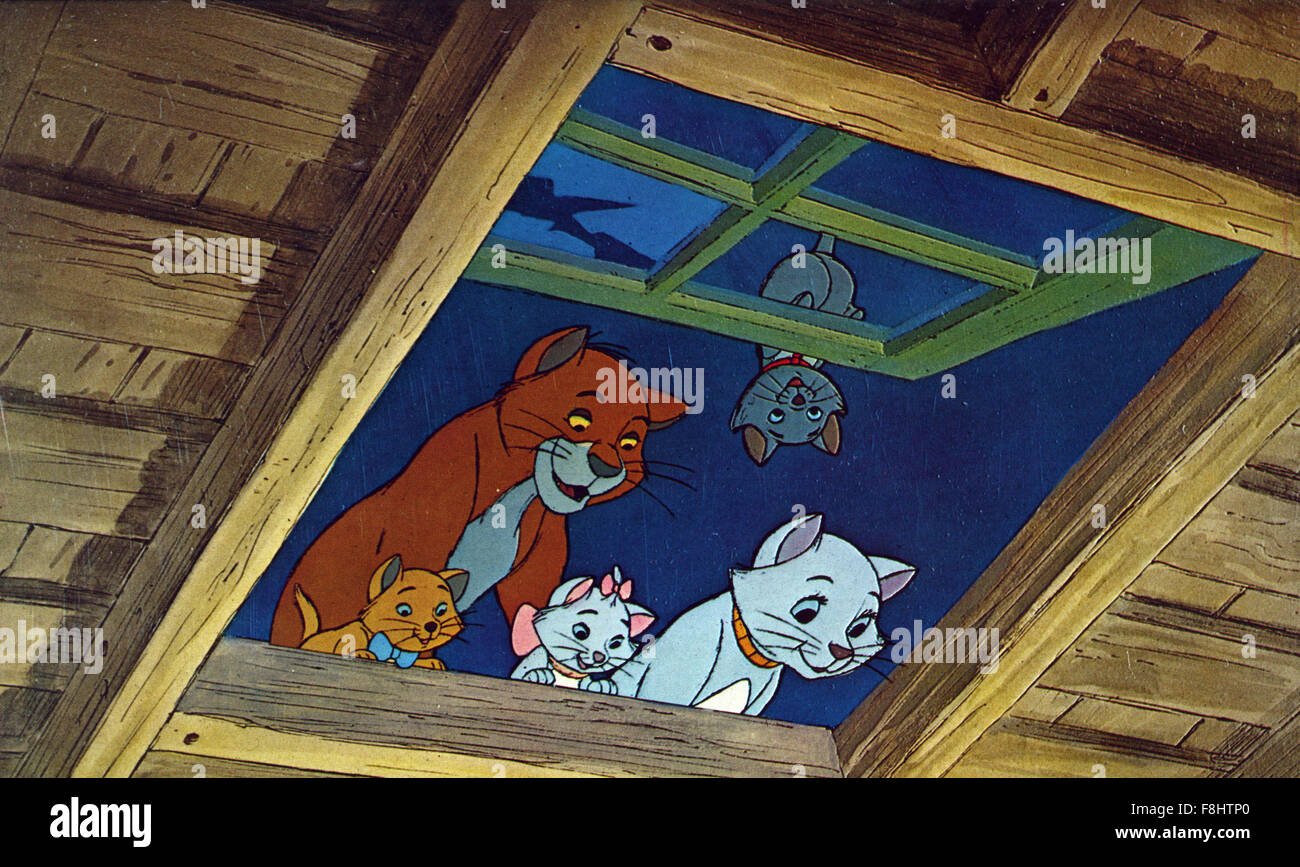 The Aristocats - Walt Disney Productions - 1970 - Director Wolfgang Reitherman Stock Photo