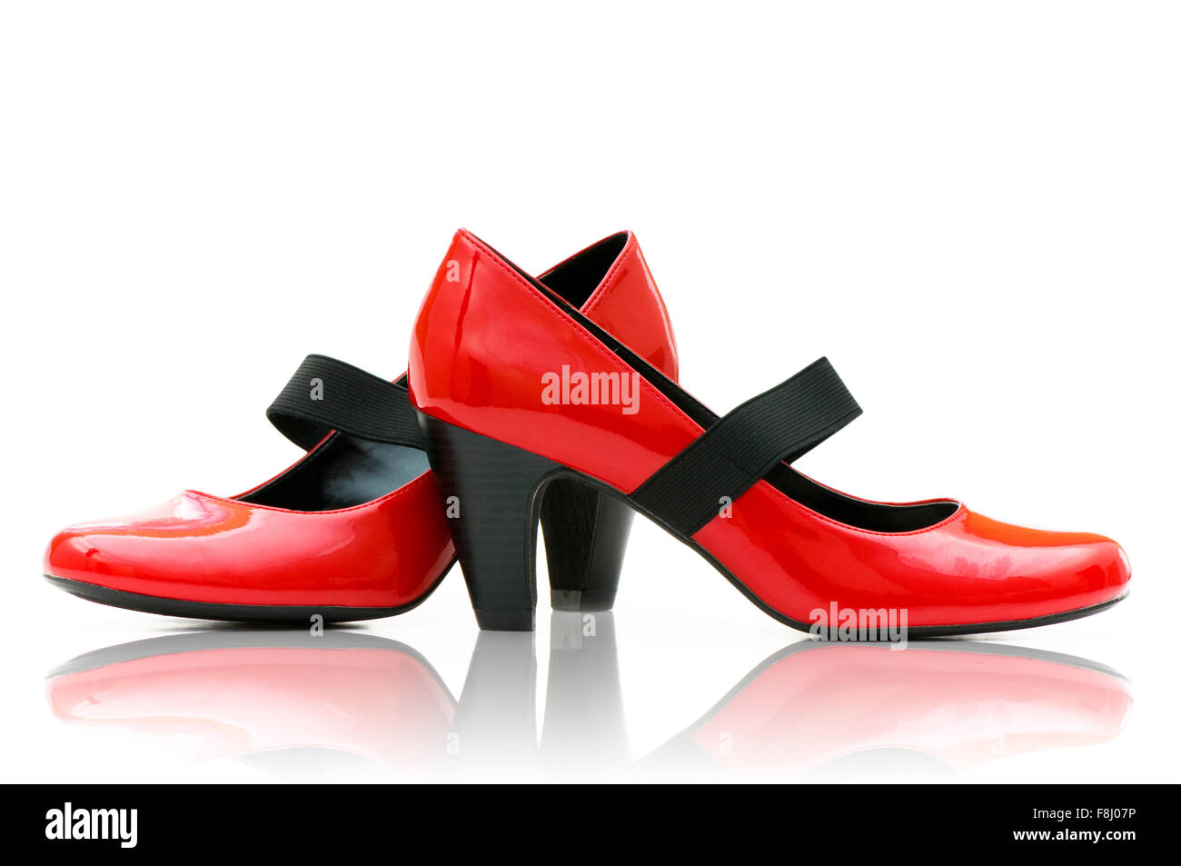 Woman shoes isolated on the white background Stock Photo - Alamy