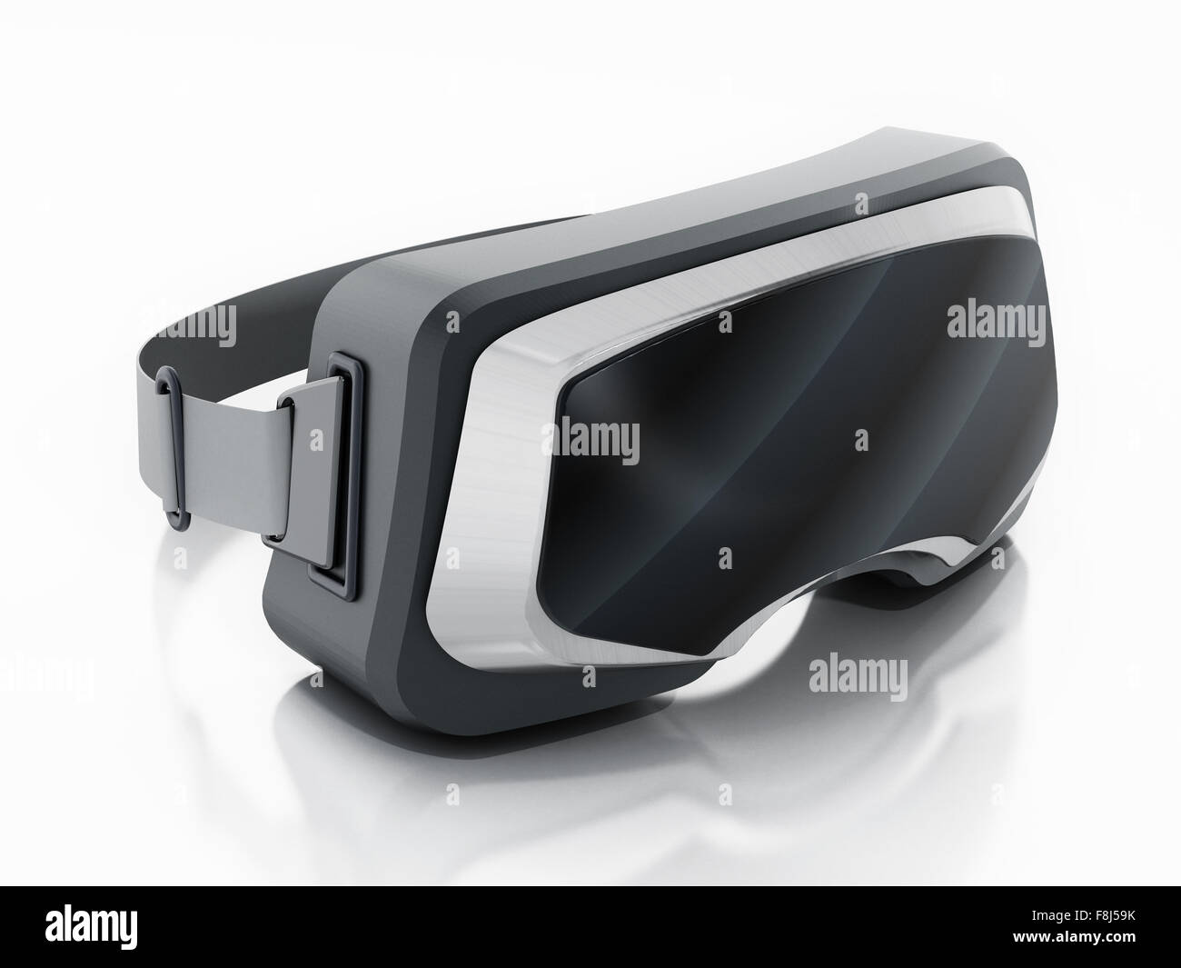 Virtual reality glasses isolated on white background Stock Photo - Alamy