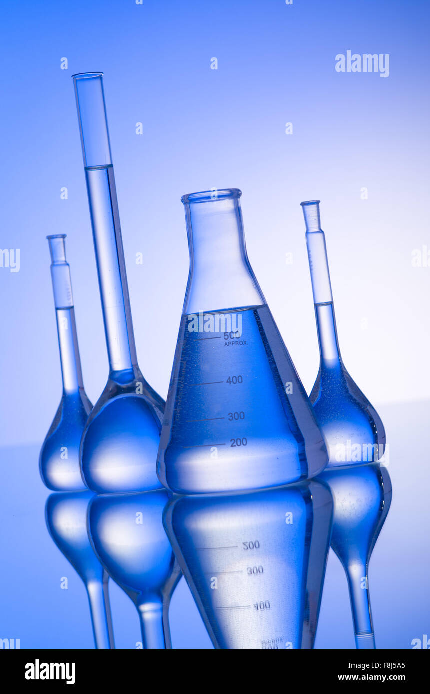 Chemical laboratory and tubing Stock Photo - Alamy
