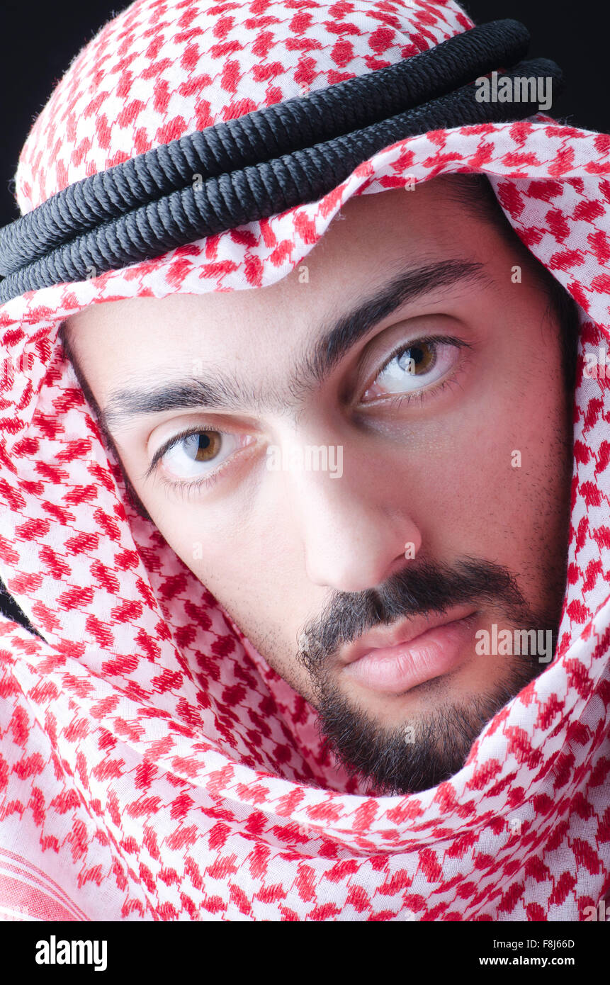 Portrait of young arab Stock Photo - Alamy