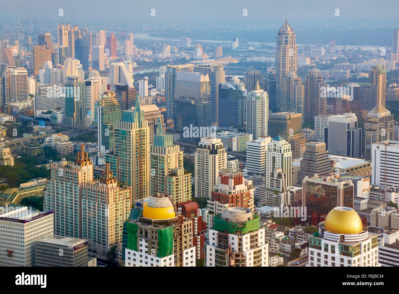 Thailand - Bangkok cityscape view from Baiyoke Sky Tower Stock Photo ...