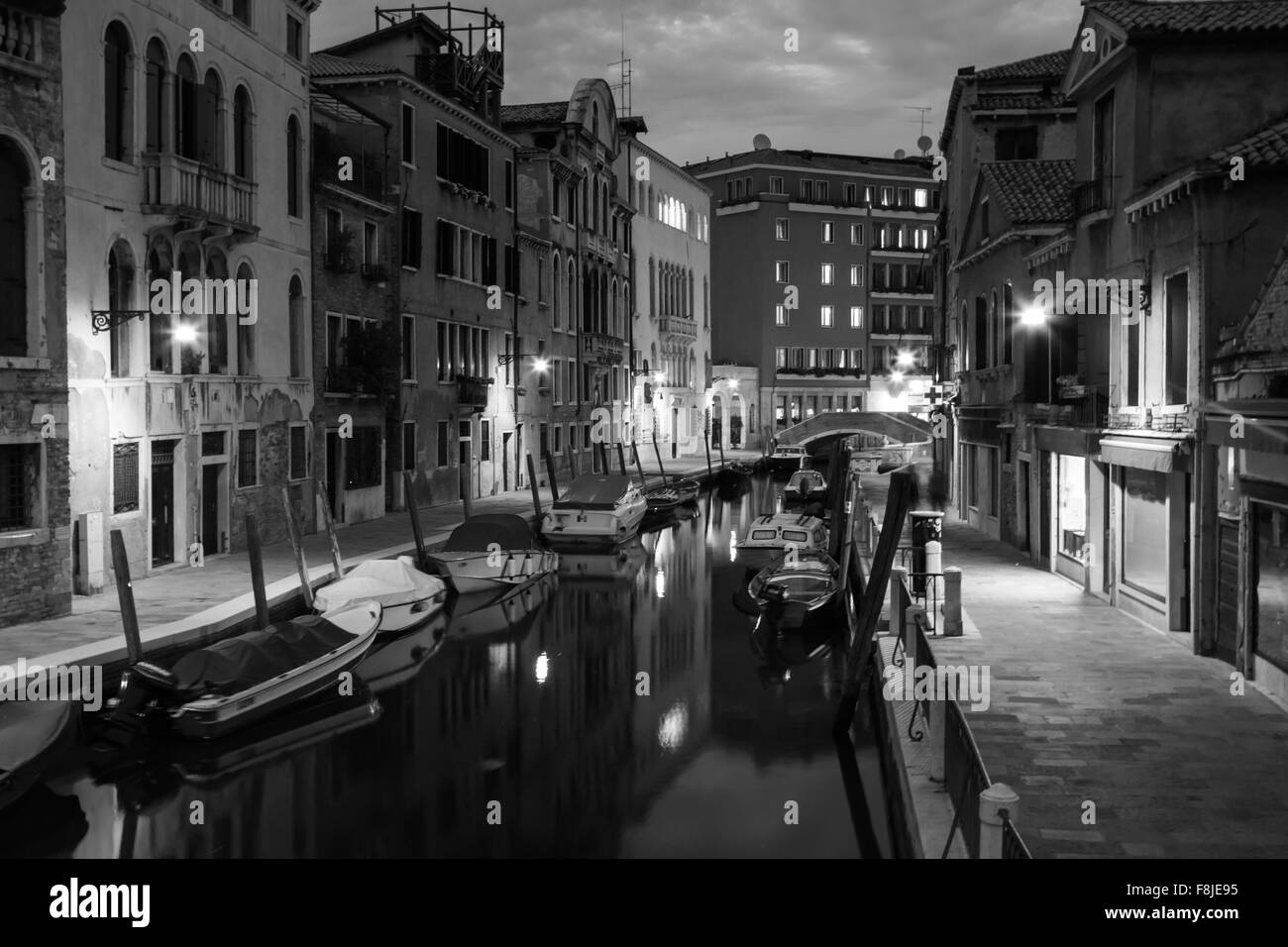 Empty canal Black and White Stock Photos & Images - Alamy