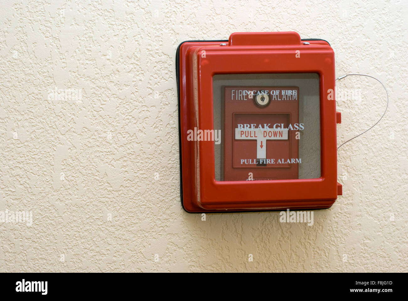 In case of fire break glass hi-res stock photography and images - Alamy
