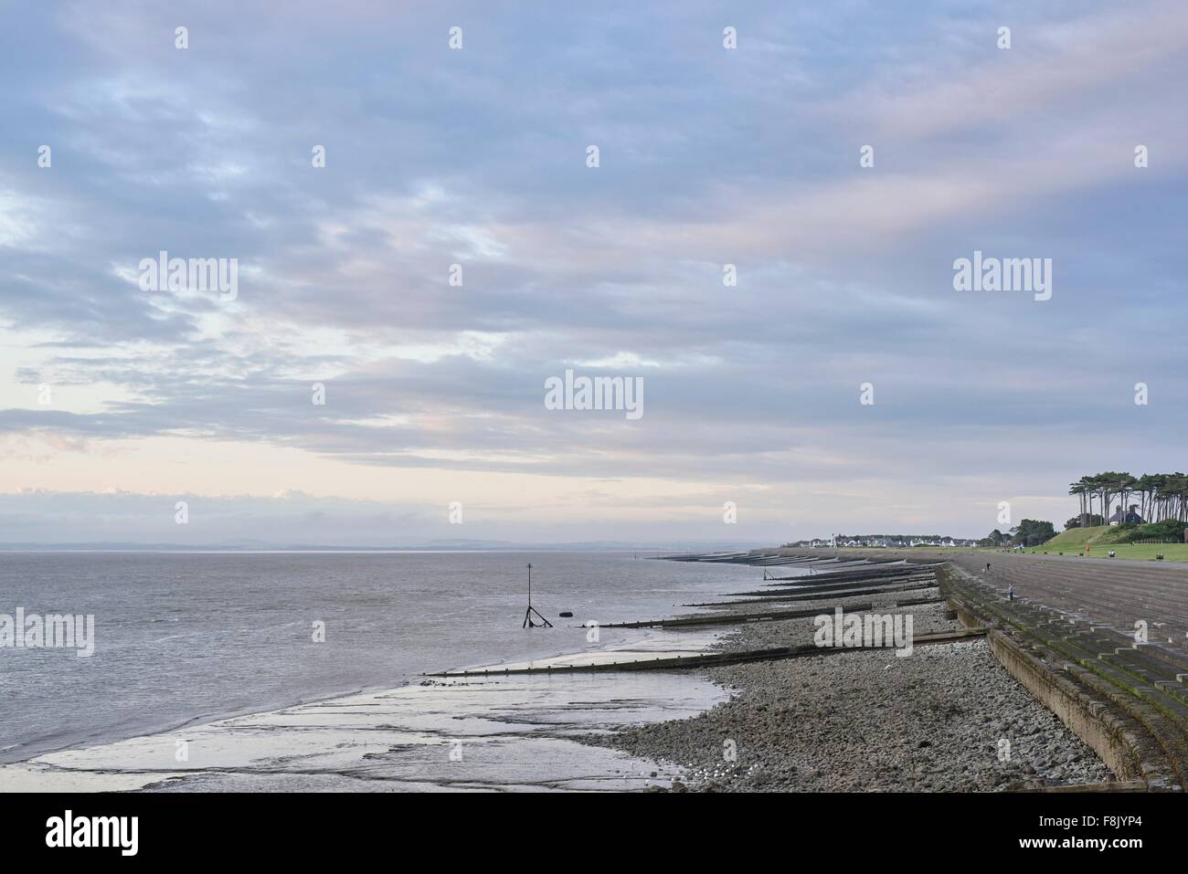 Solway Firth waterfront, Silloth, Cumbria, UK Stock Photo - Alamy