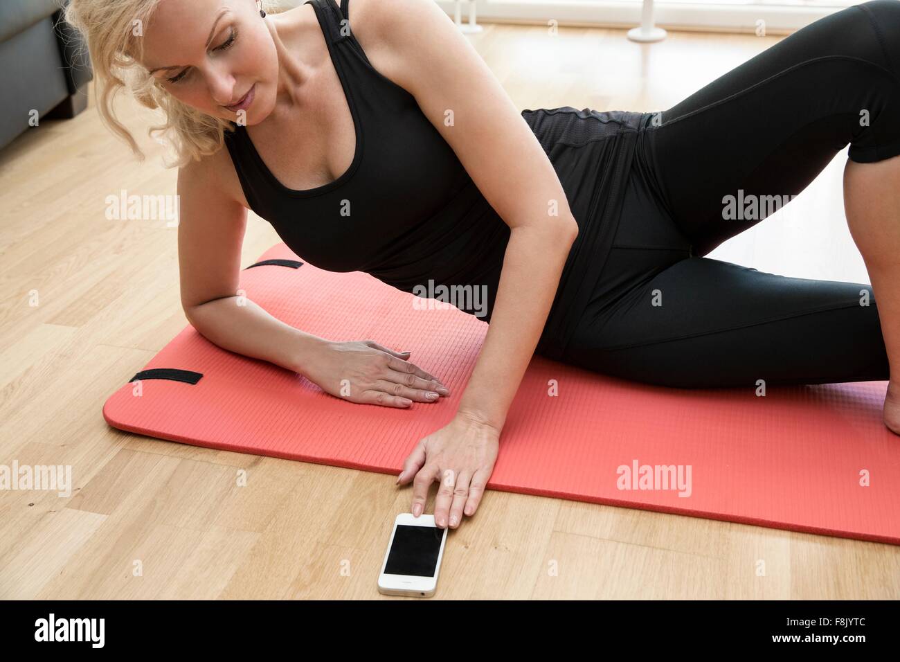 which side of yoga mat