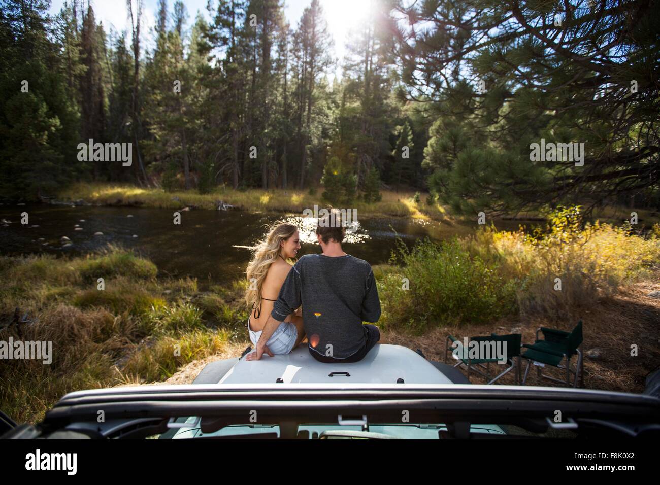 Female hood rear view hi-res stock photography and images - Alamy