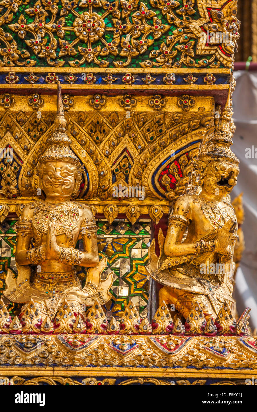 Wat Phra Keo, Bangkok, Thailand Stock Photo