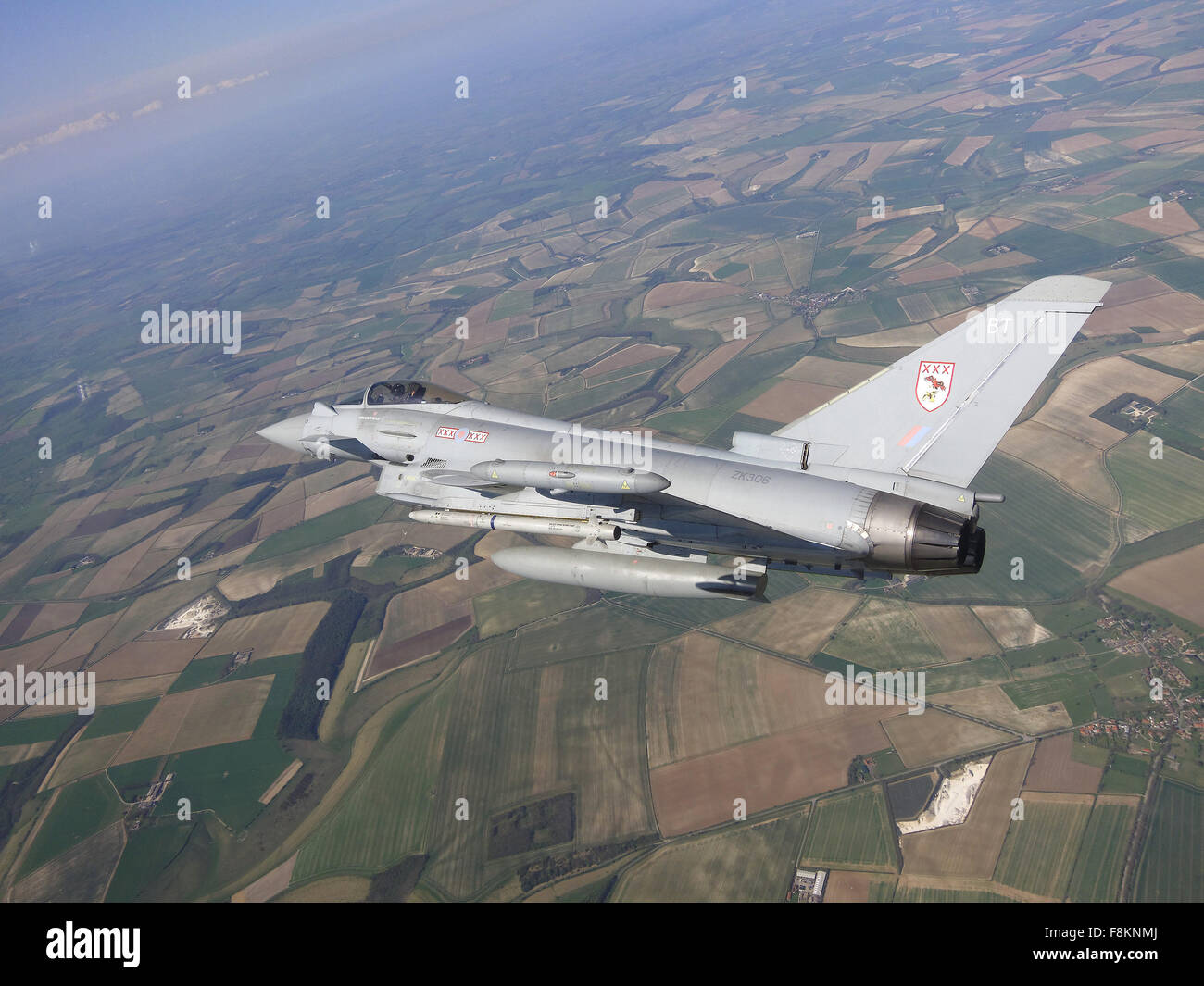 RAF Typhoon fighter Stock Photo