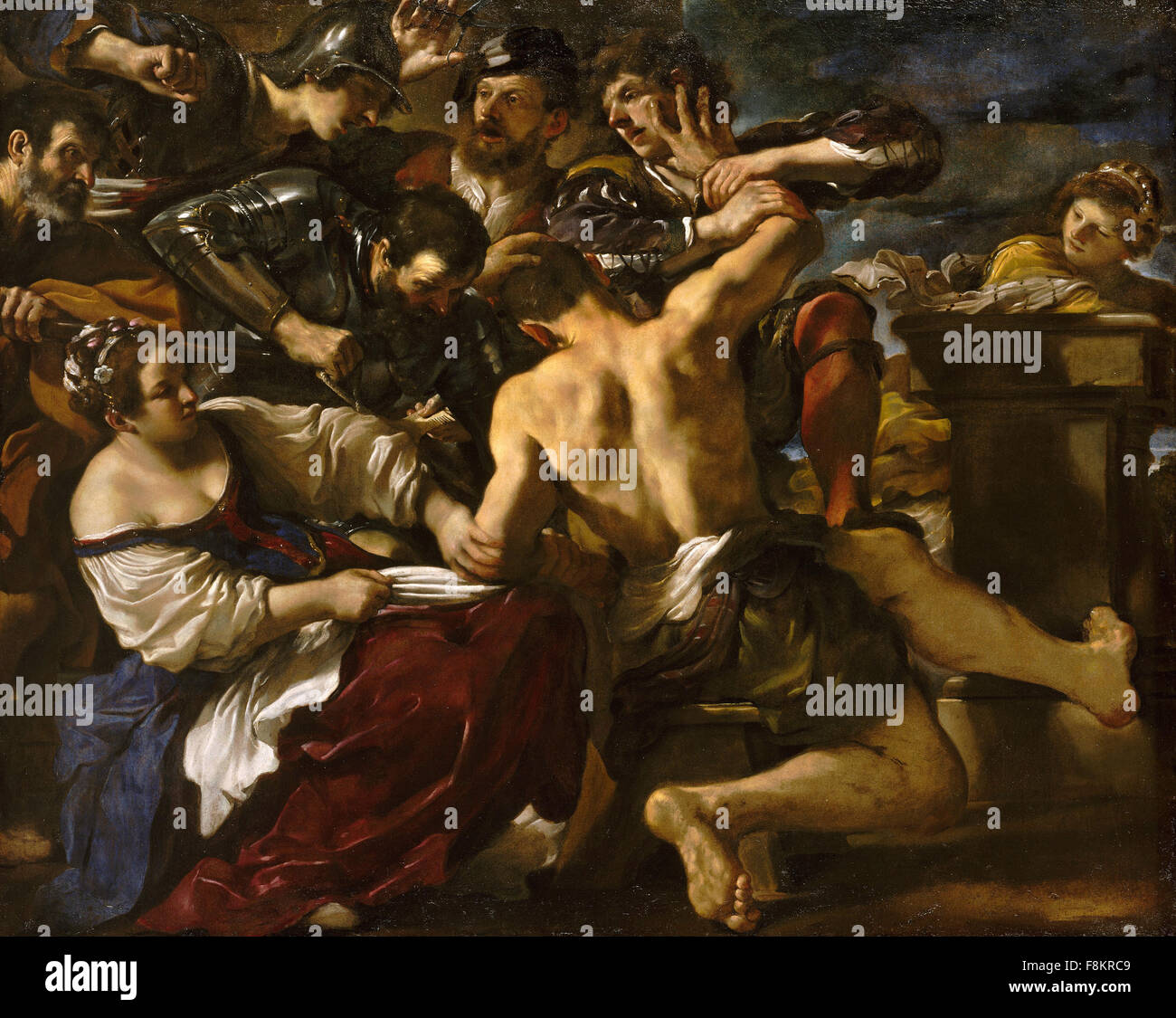 Giovanni Francesco Barbieri - Guercino - Samson Captured by the Philistines Stock Photo