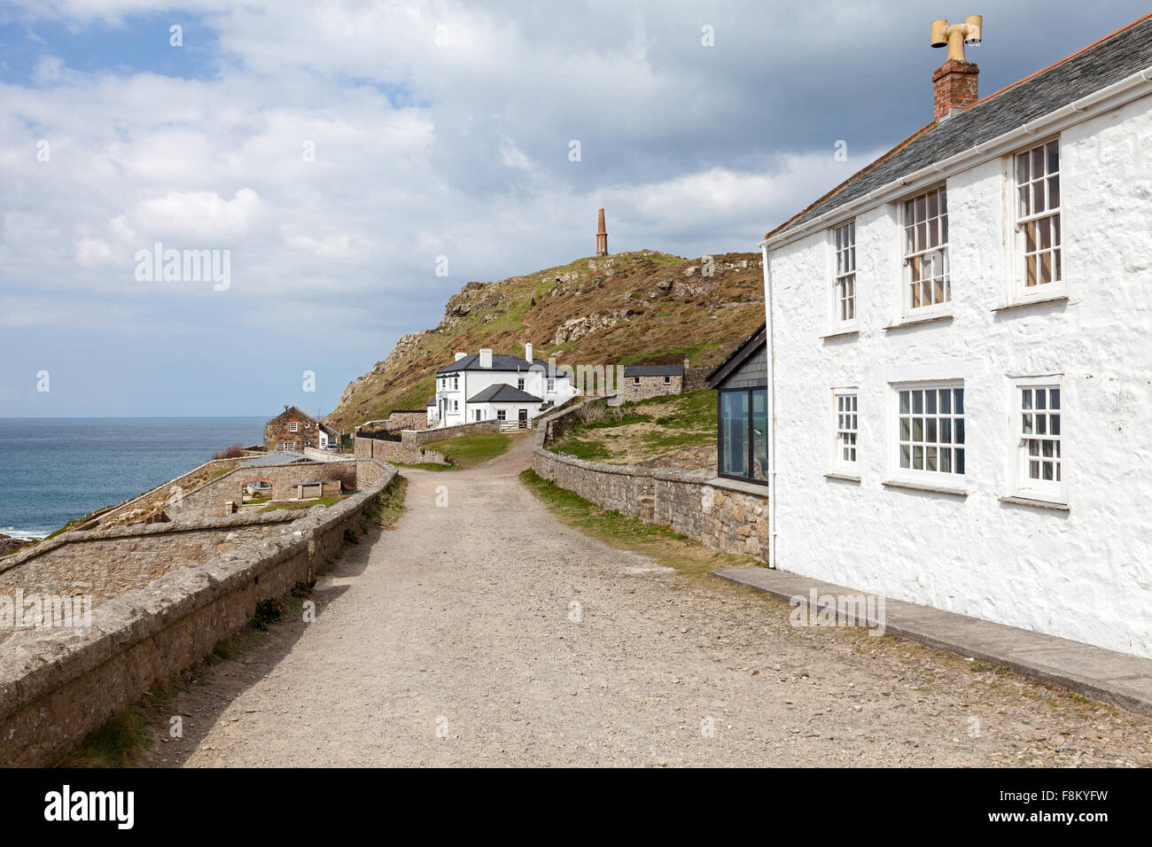 Cape Cornwall, Cornwall, South West England, UK Stock Photo