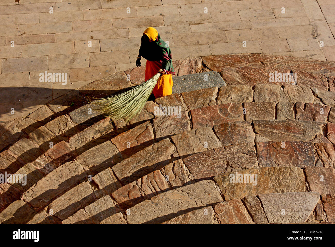 Jaipur india amer fort stairs hi-res stock photography and images - Alamy